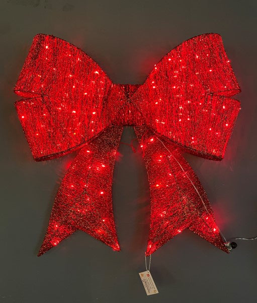 LED Red Bow