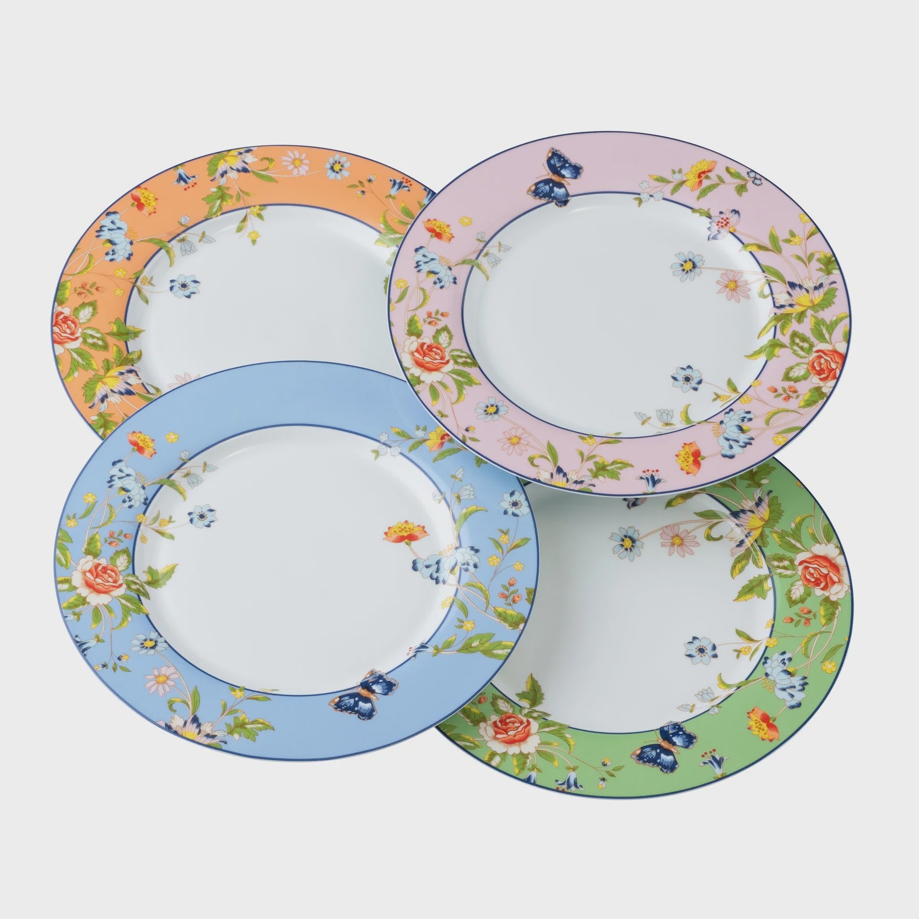 Cottage Garden Dinner Plates Set of 4