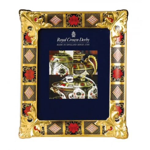 Old Imari Solid Gold Band Picture Frame L/S