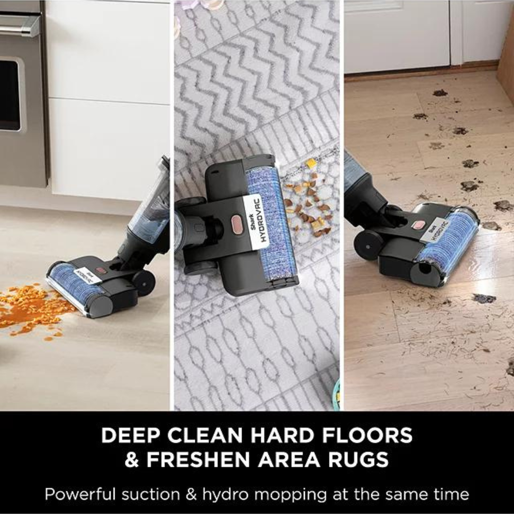 Shark HydroVac 3-in-1 Wet & Dry Cordless Hard Floor Cleaner, Charcoal Grey