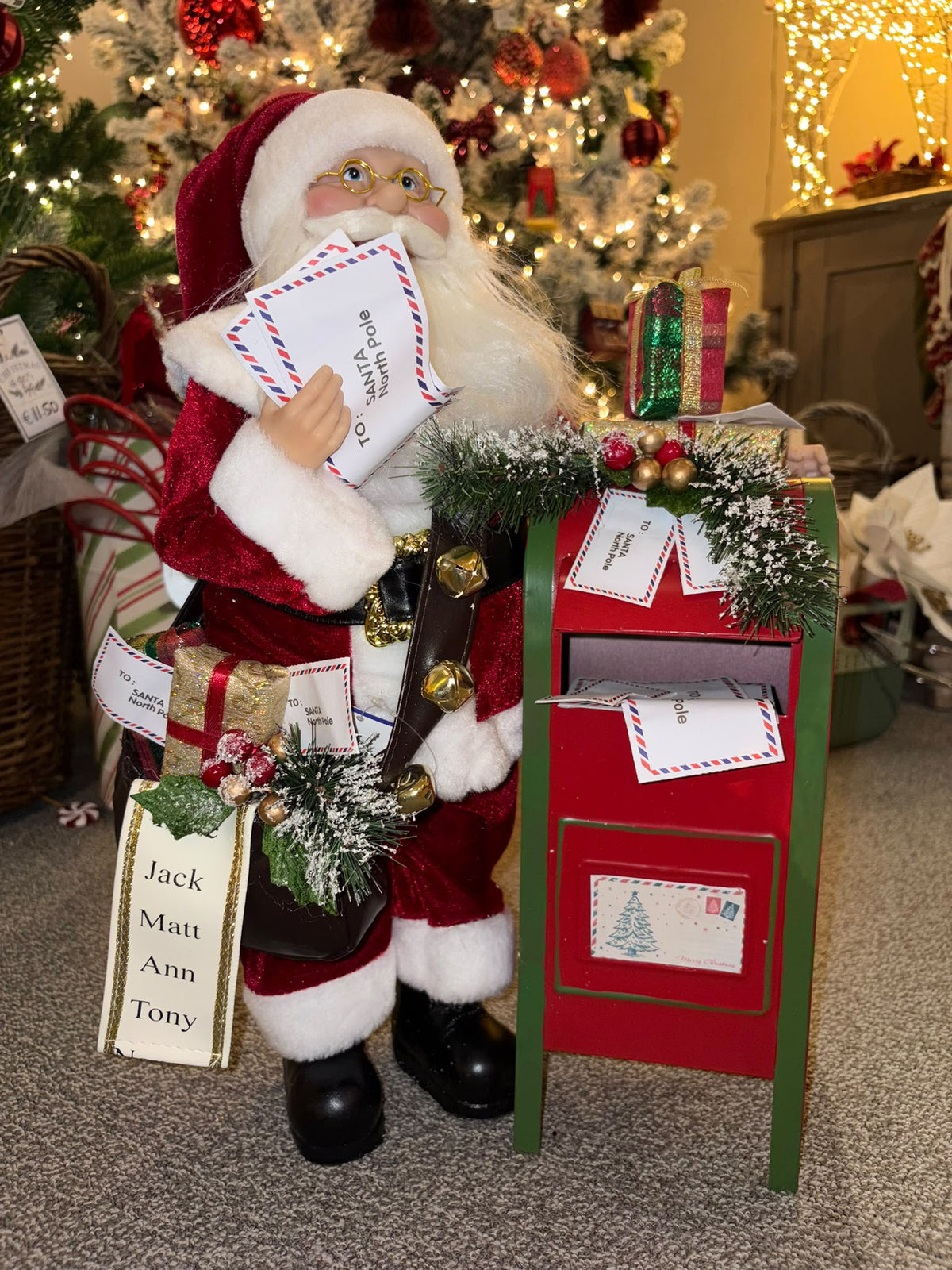 Santa with Letter Box
