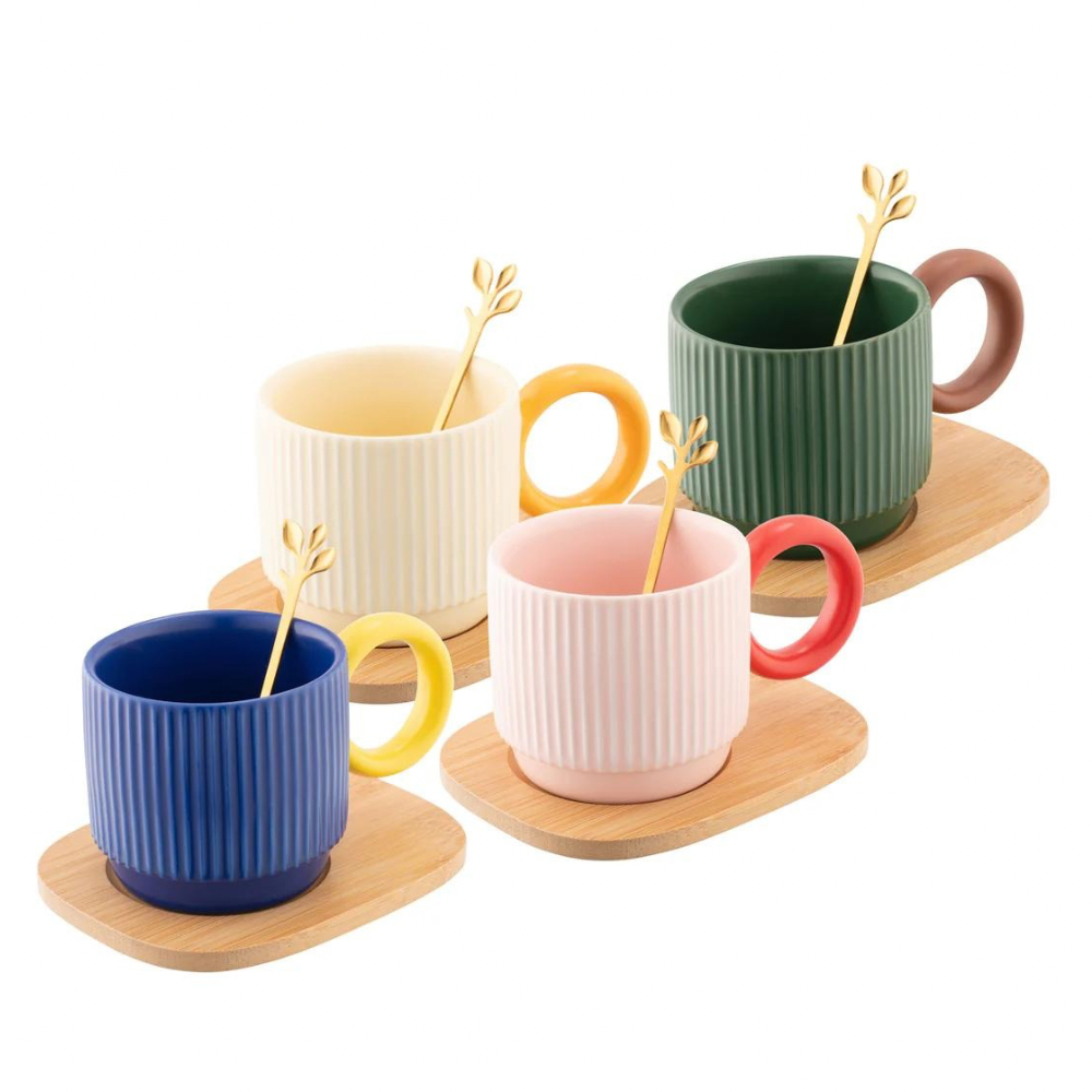 Belleek Living Hula Mug Set of 4