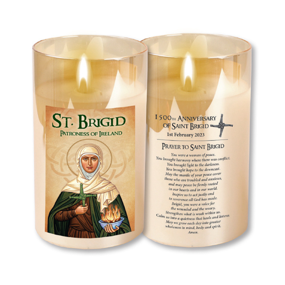 LED St Brigids Candle - The Gift & Art Gallery