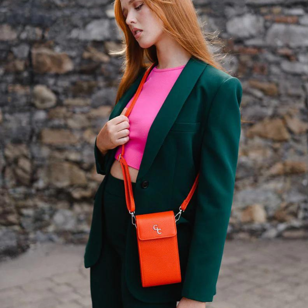 Mini Cross Body, Tangerine - The Gift & Art Gallery