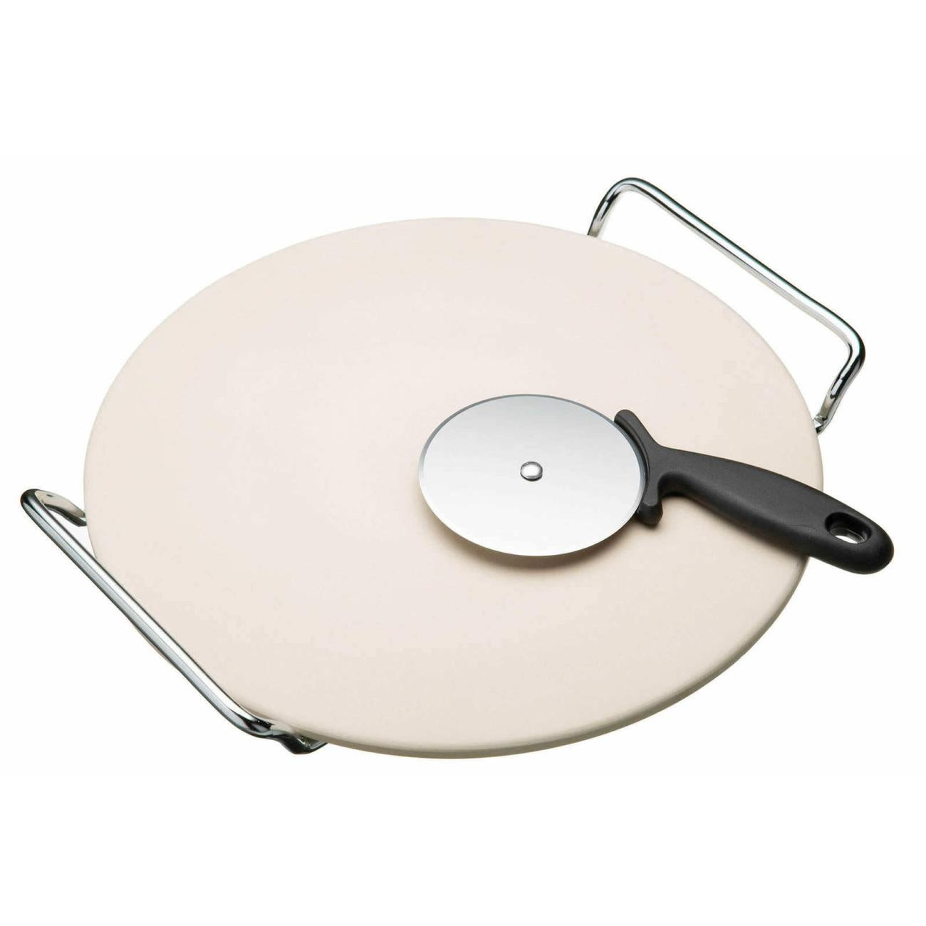 Pizza Stone & Cutter, 32cm