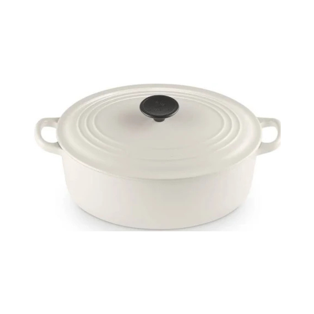 Le Creuset Oval Casserole 27cm - Creme