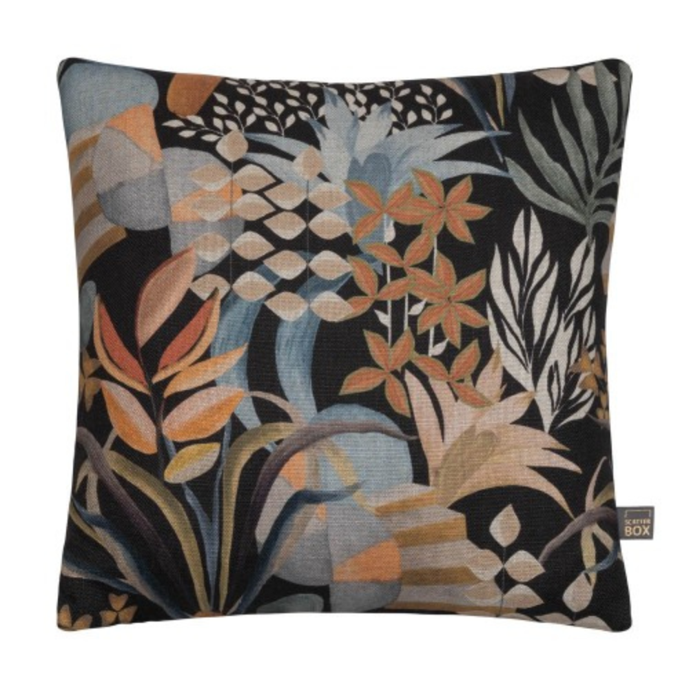 Mid Summer Cushion, Black - The Gift & Art Gallery