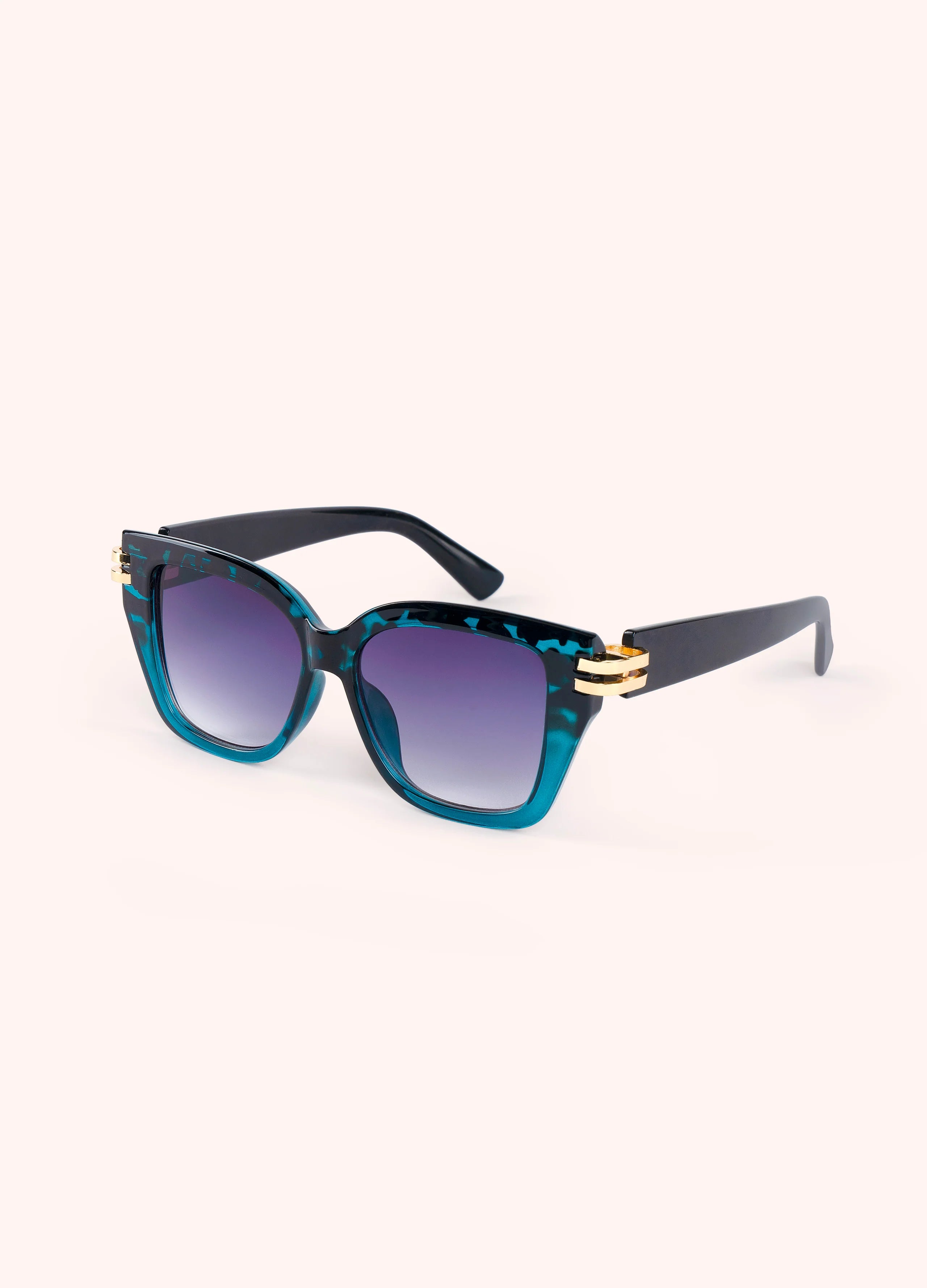 Philomena Lds Sunglasses - Teal Tortoiseshell