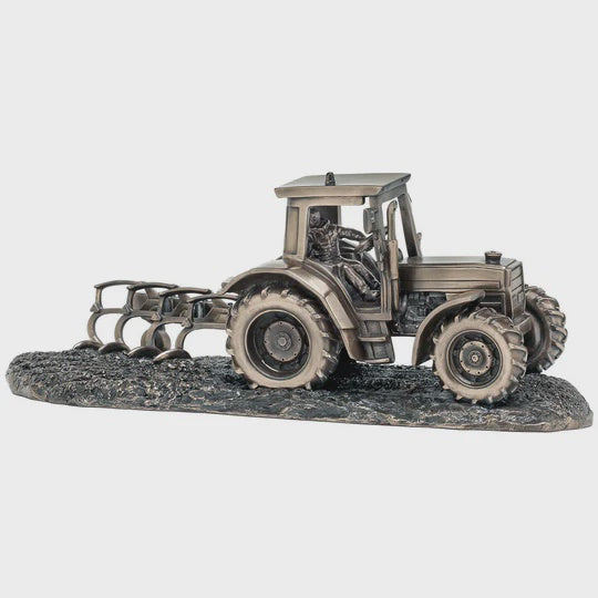 Tractor and Plough