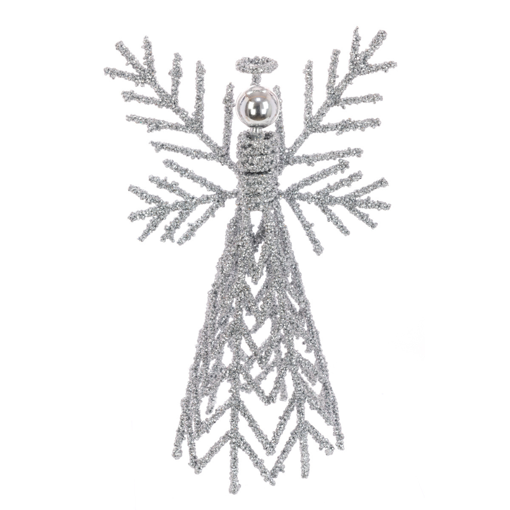 Silver Wire Angel Tree Topper The Gift & Art Gallery