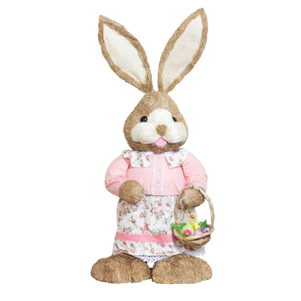 96cm Bunny With Basket, Girl