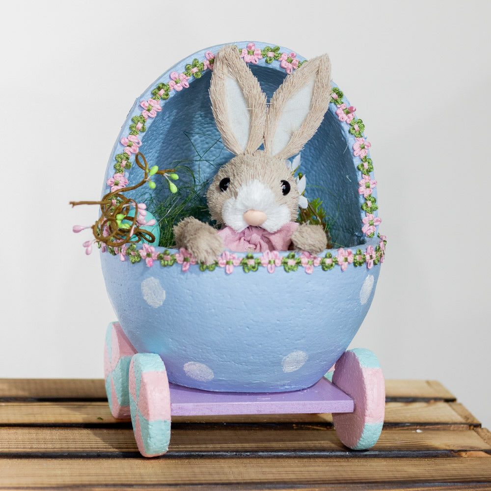 Bunny in Egg Carriage