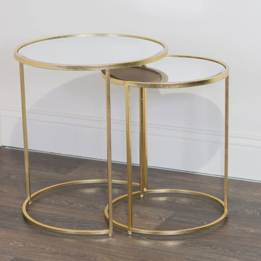 Avery Gold Set of 2 Tables