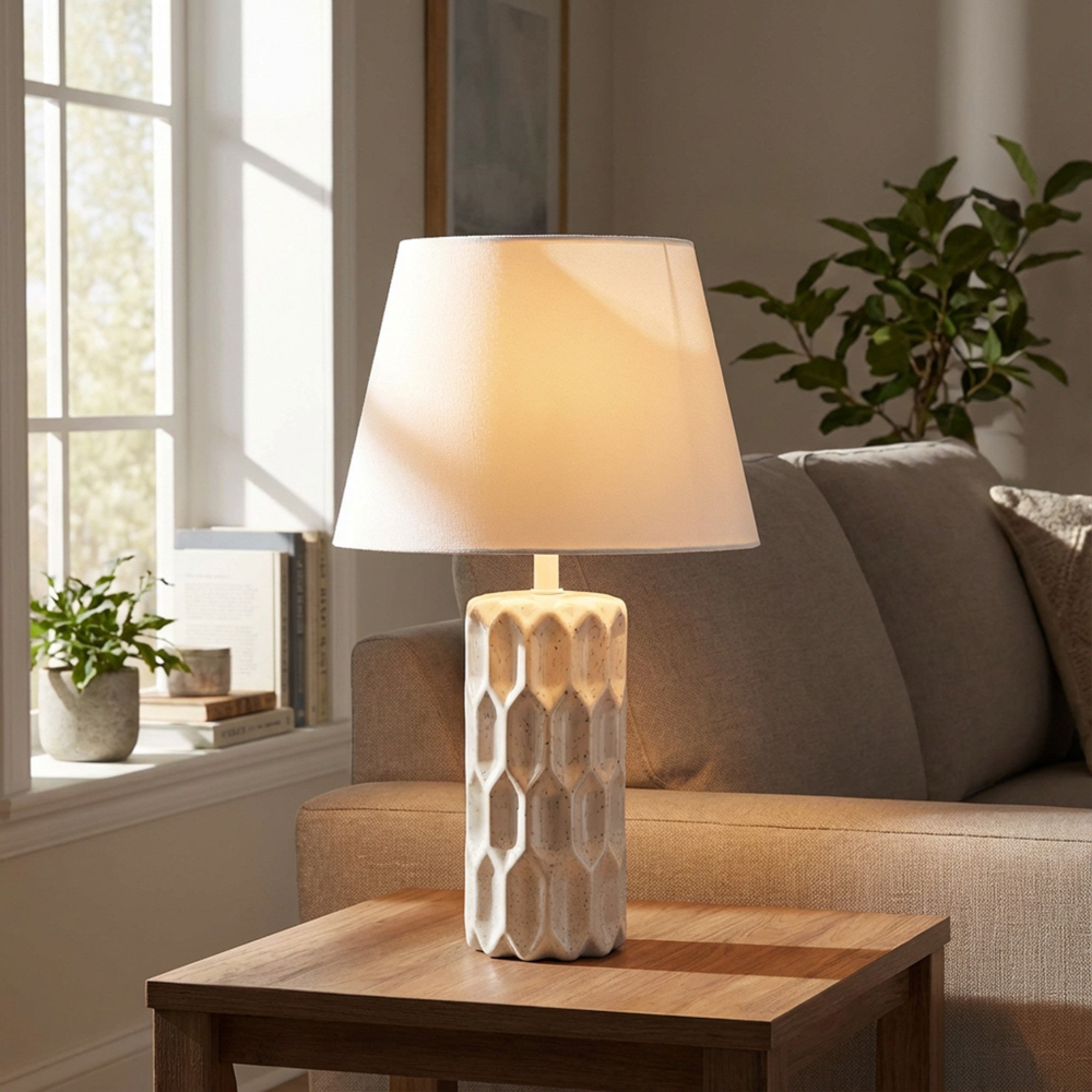 Sloane Ceramic Bedside Lamp 41cm