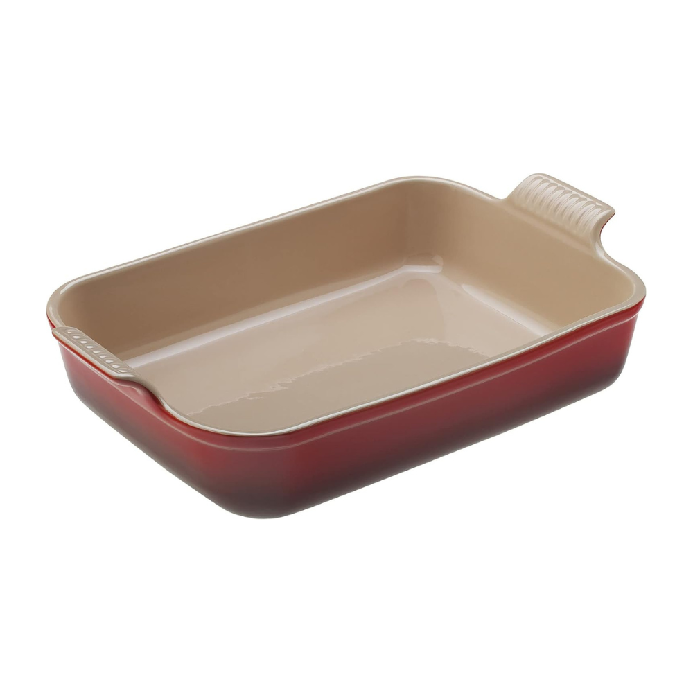 Stoneware Heritage Dish, Cerise