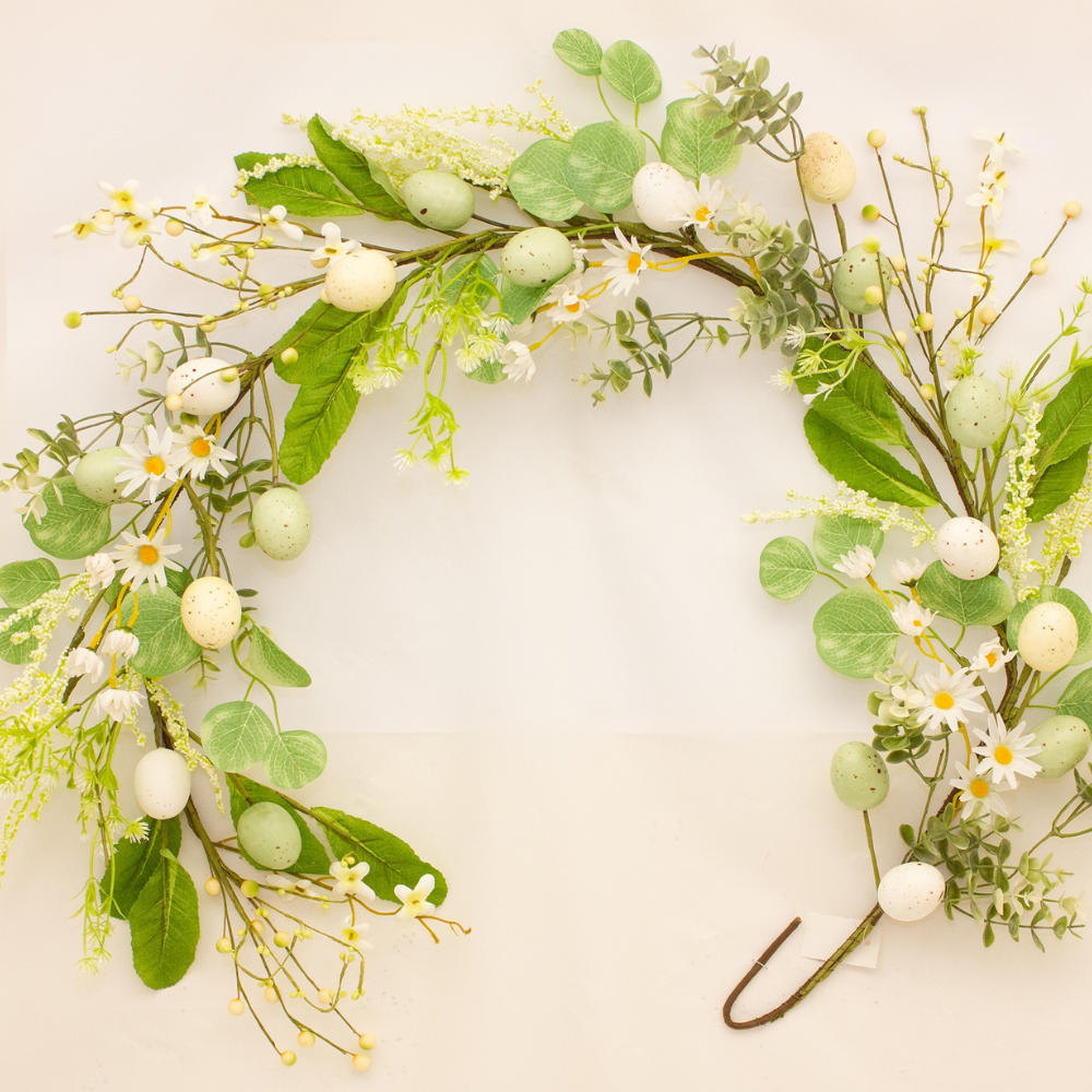 Sage Egg Easter Garland
