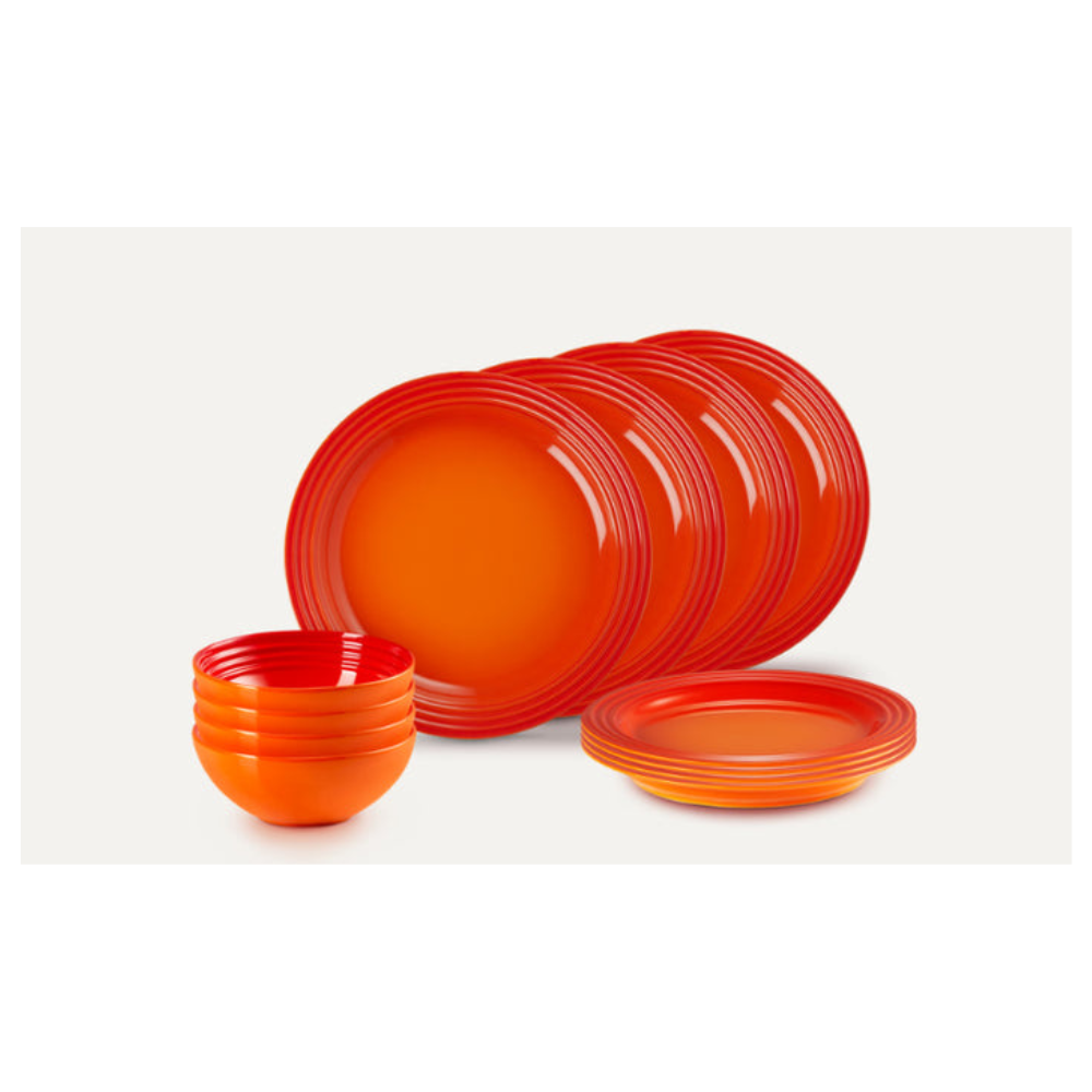 12 Piece Dinner Set, Volcanic