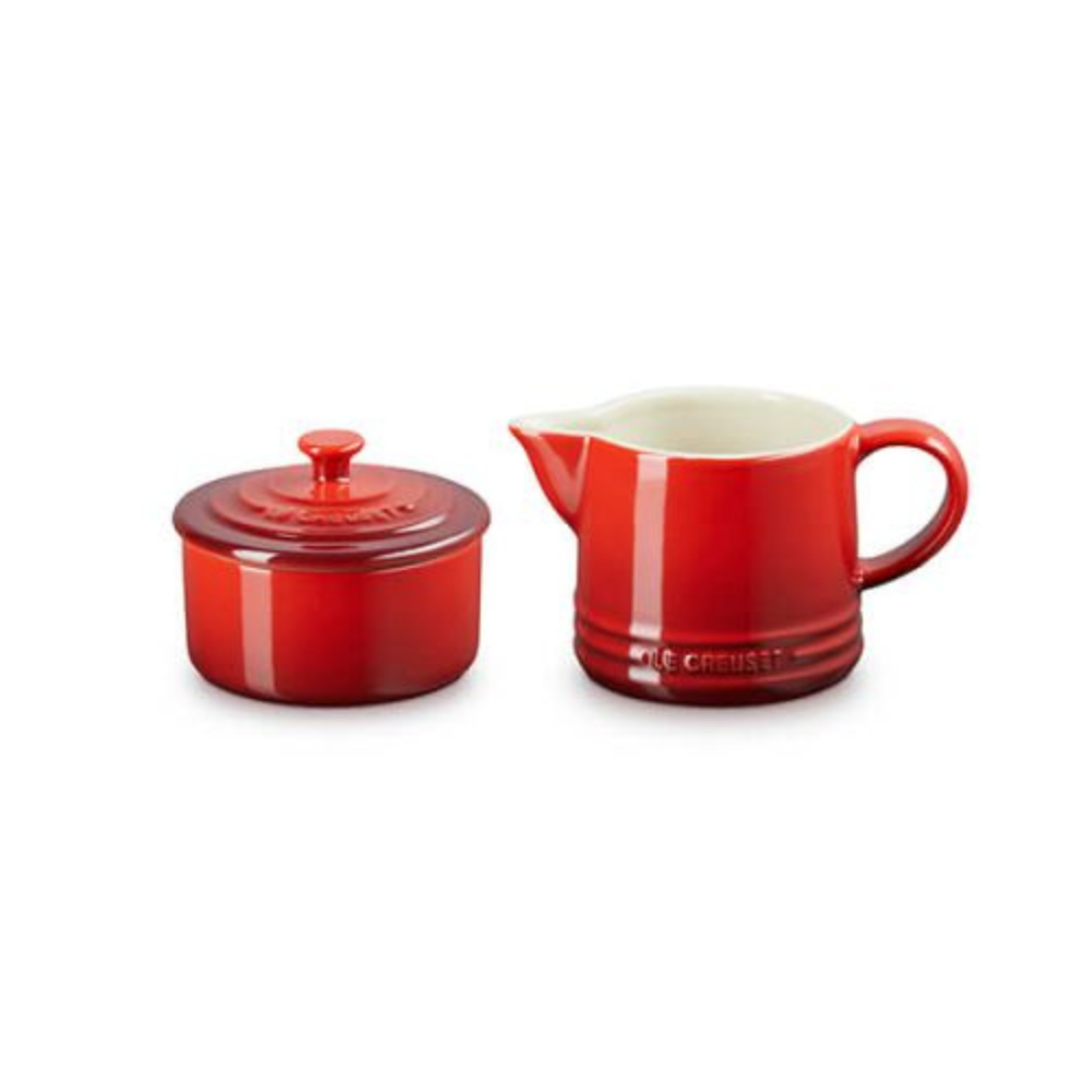 Milk & Sugar Set, Cerise