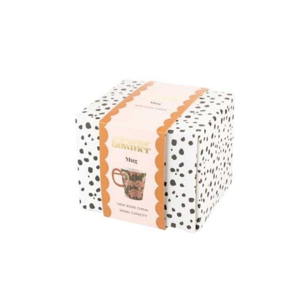 Green Palm Tall Mug - The Gift & Art Gallery