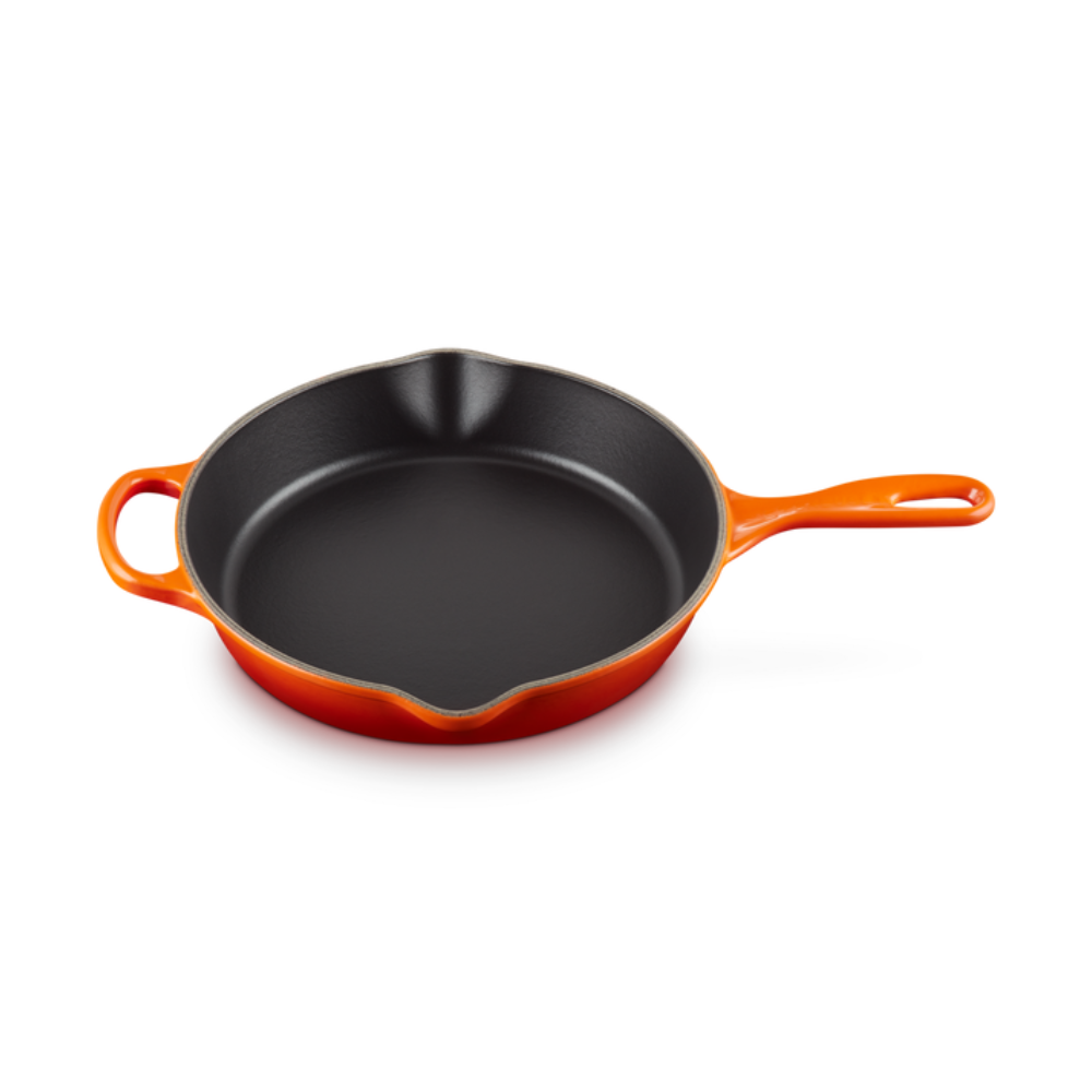 Cast Iron Round Deep Skillet 26cm, Volcanic