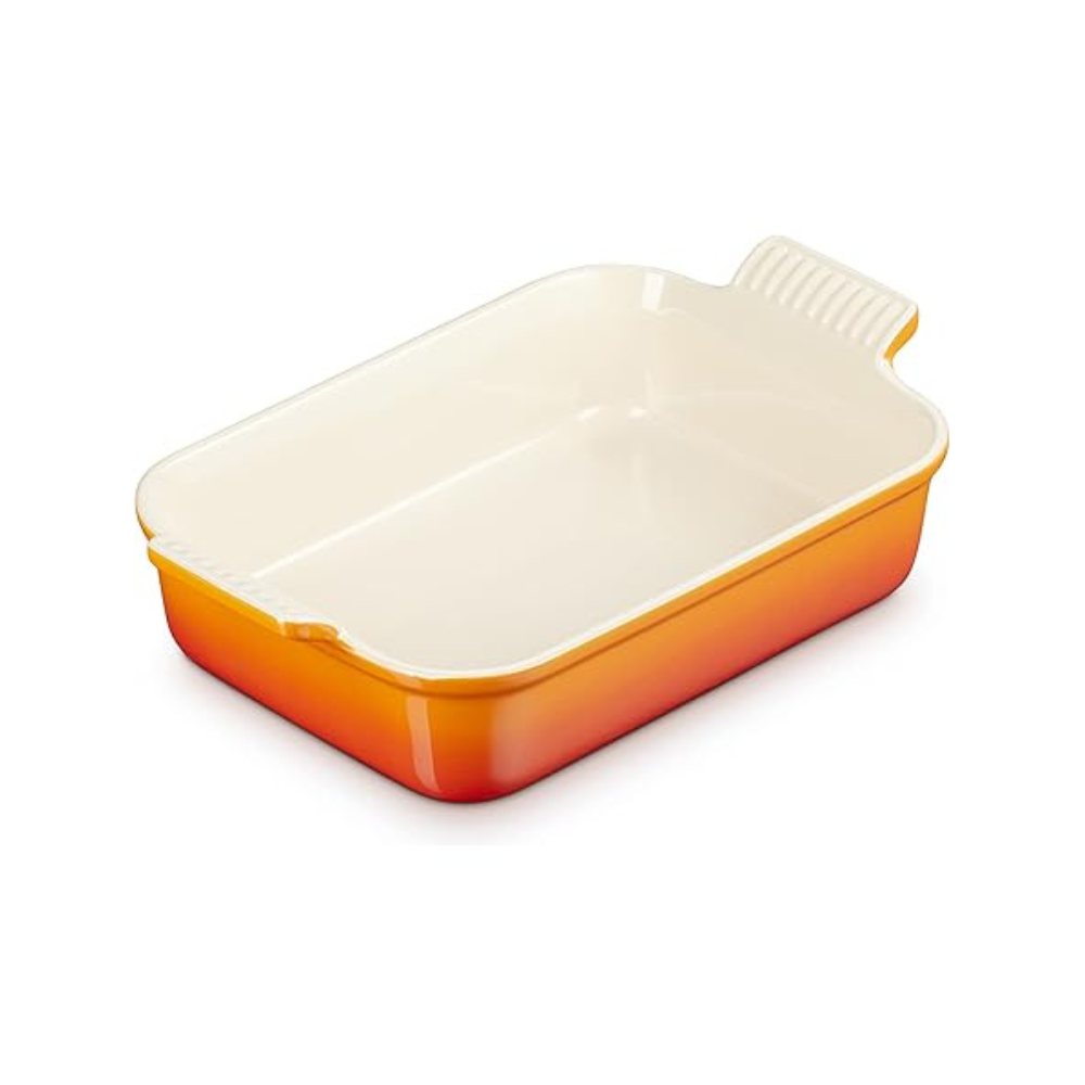Stoneware Heritage Rectanglar Dish, Volcanic