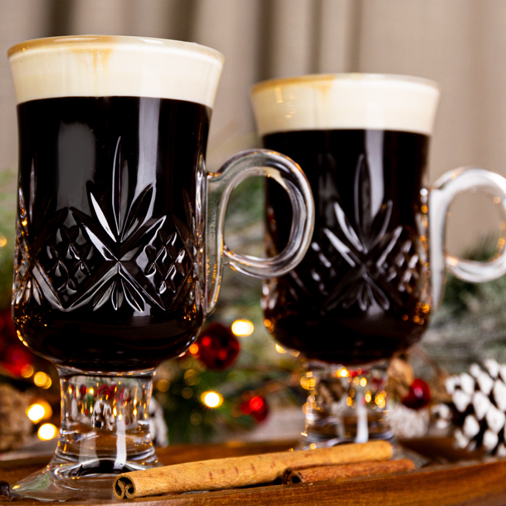 Killarney Crystal Trinity Irish Coffee Glass Mugs