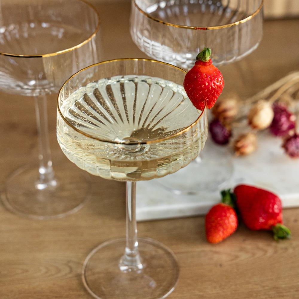 Kenmore Coupe, Set of 4 Glasses