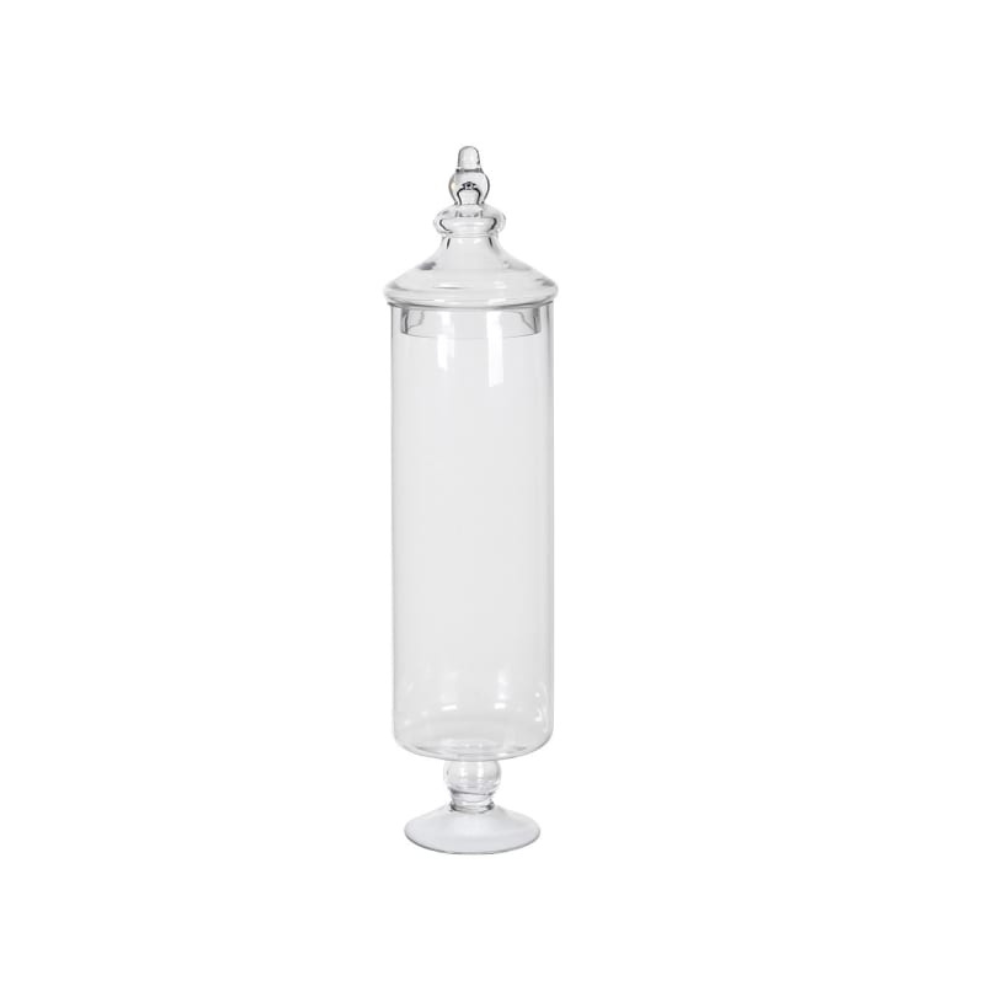 Tall Glass Jar with Lid