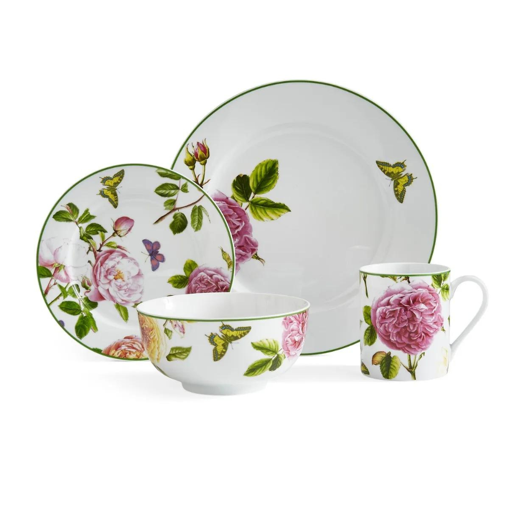 Roses 16 Piece Dinner Set - The Gift & Art Gallery