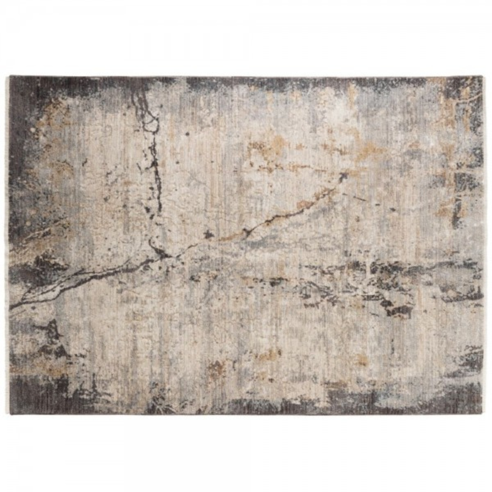 Tempest Rug Grey/Gold - The Gift & Art Gallery