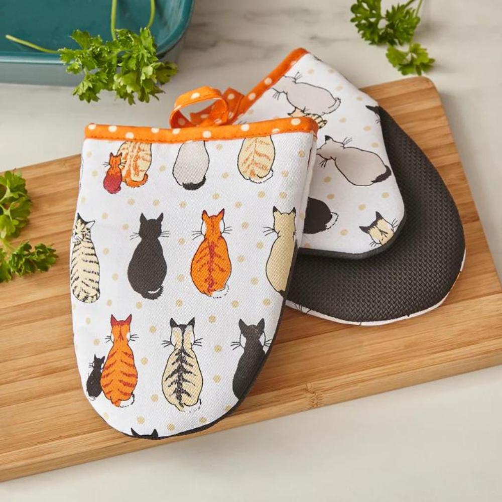 Cats In Waiting Micro Mitts Twin Pack - The Gift & Art Gallery