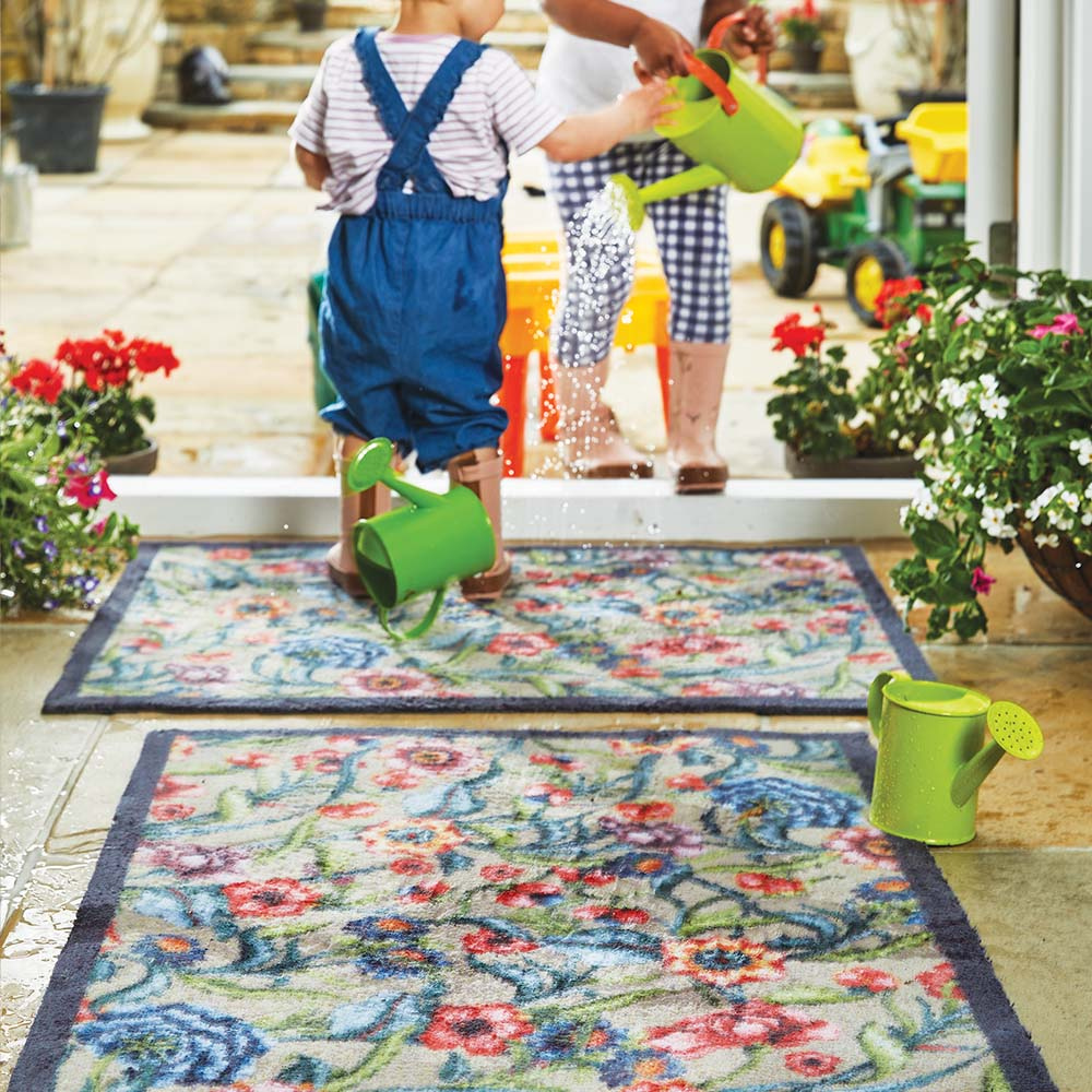 Garden Multi Floral Rug - The Gift & Art Gallery