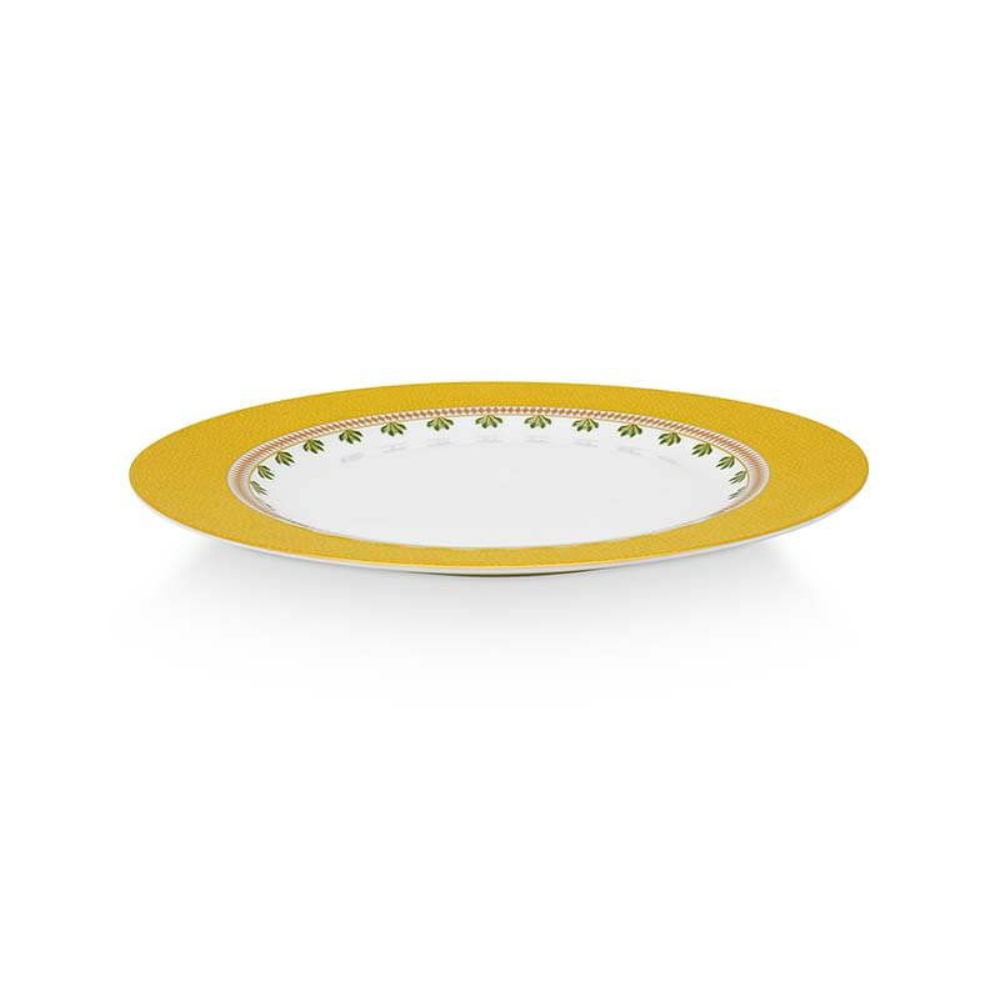La Majorelle Dinner Plate, Yellow - The Gift & Art Gallery
