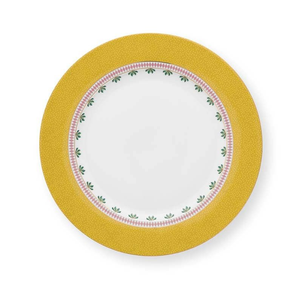 La Majorelle Dinner Plate, Yellow - The Gift & Art Gallery
