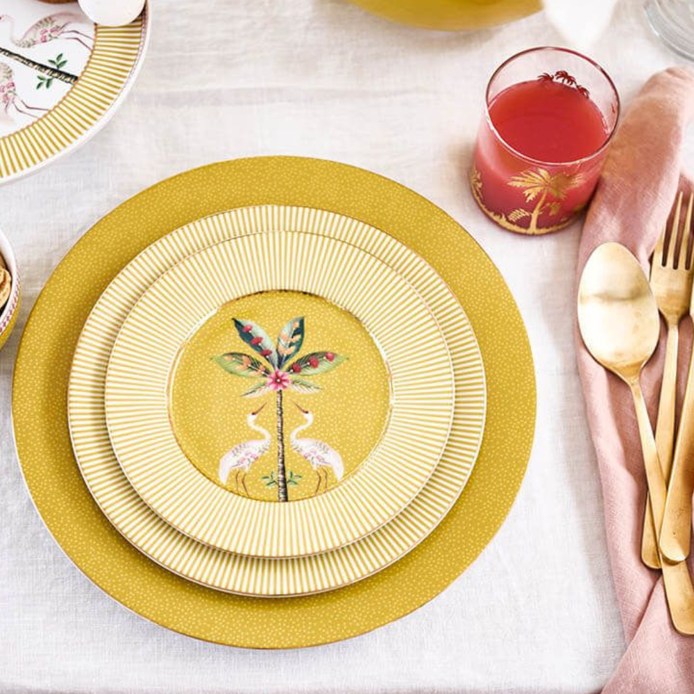 La Majorelle Pastry Plate, Yellow - The Gift & Art Gallery