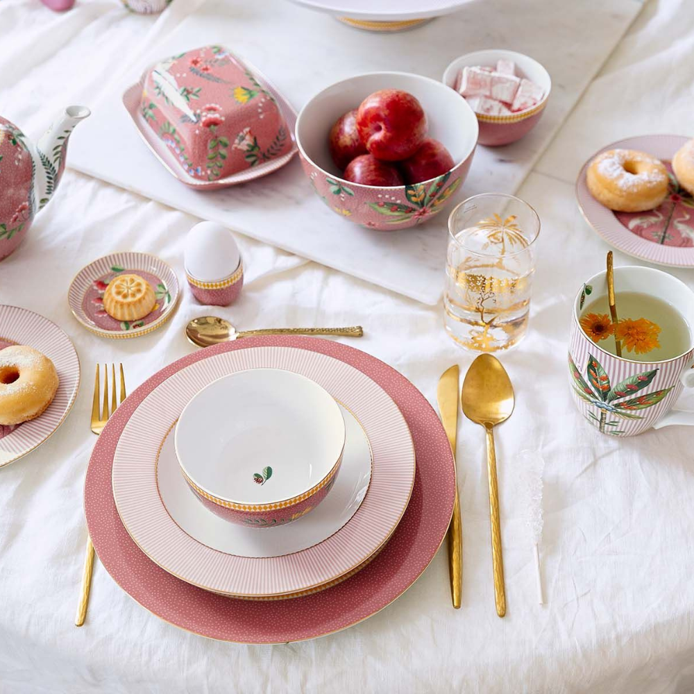 La Majorelle Pastry Plate, Pink - The Gift & Art Gallery