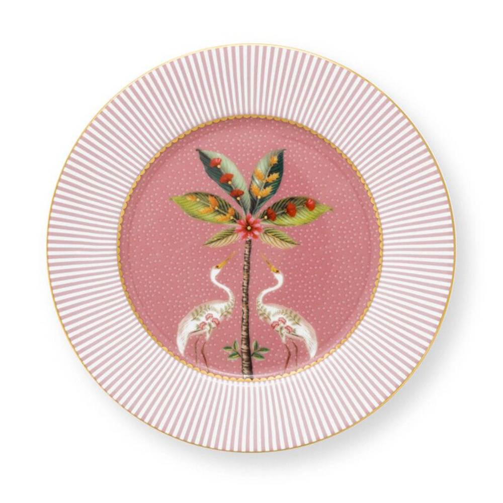 La Majorelle Pastry Plate, Pink - The Gift & Art Gallery