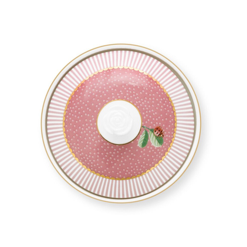 La Majorelle Lidded Sugar Bowl, Pink - The Gift & Art Gallery