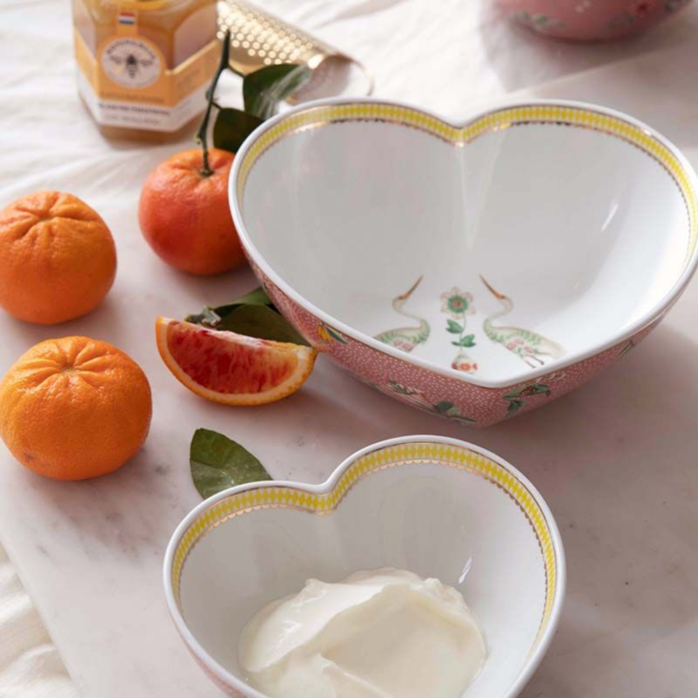 La Majorelle Heart Shape Bowl, Pink - The Gift & Art Gallery