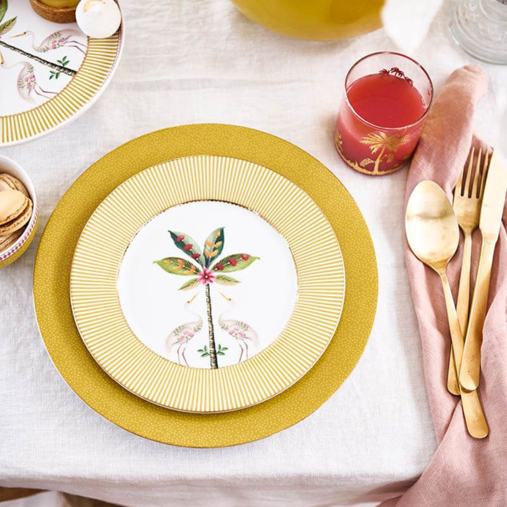 La Majorelle Breakfast Plate, Yellow - The Gift & Art Gallery