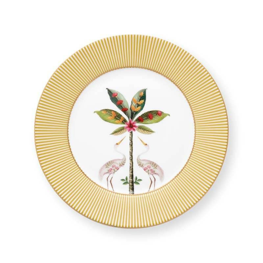 La Majorelle Breakfast Plate, Yellow - The Gift & Art Gallery