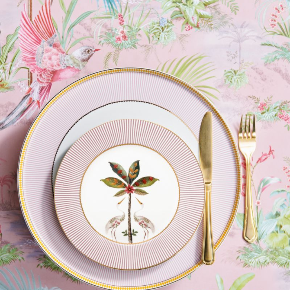 La Majorelle Breakfast Plate, Pink - The Gift & Art Gallery