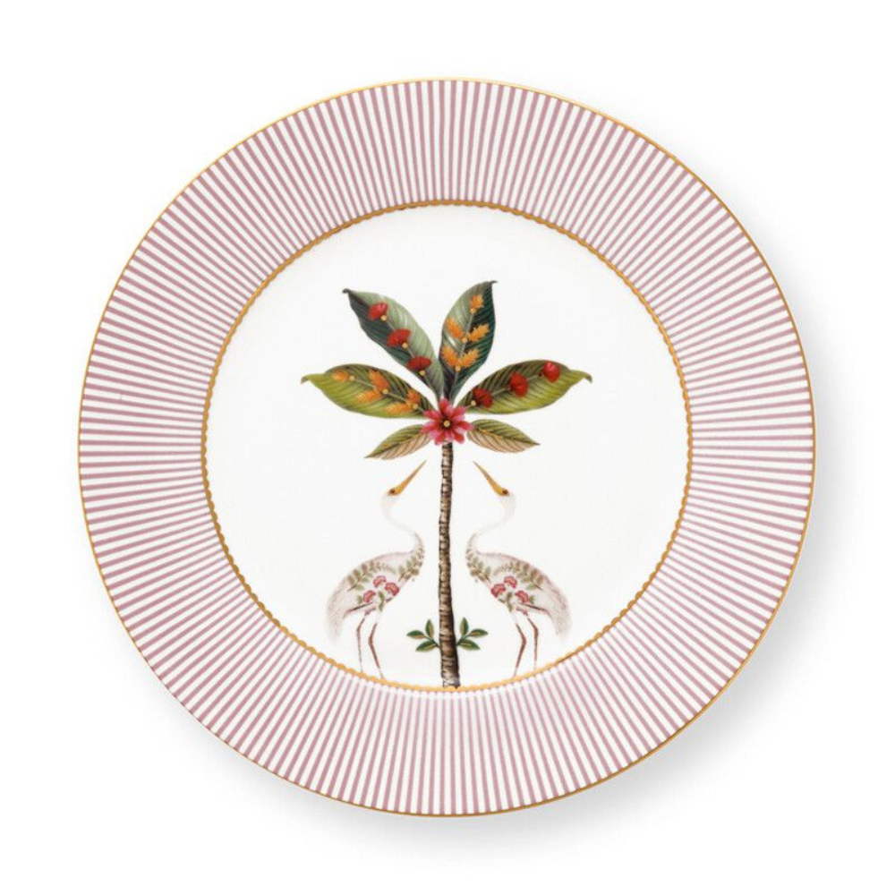 La Majorelle Breakfast Plate, Pink - The Gift & Art Gallery