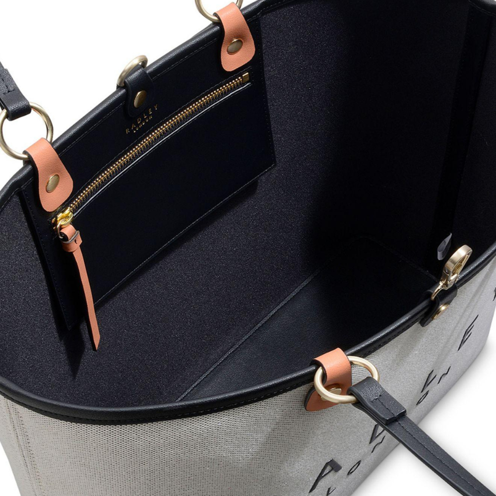 London Addison Gardens Responsible - Medium Open Top Tote Bag - Natural - The Gift & Art Gallery