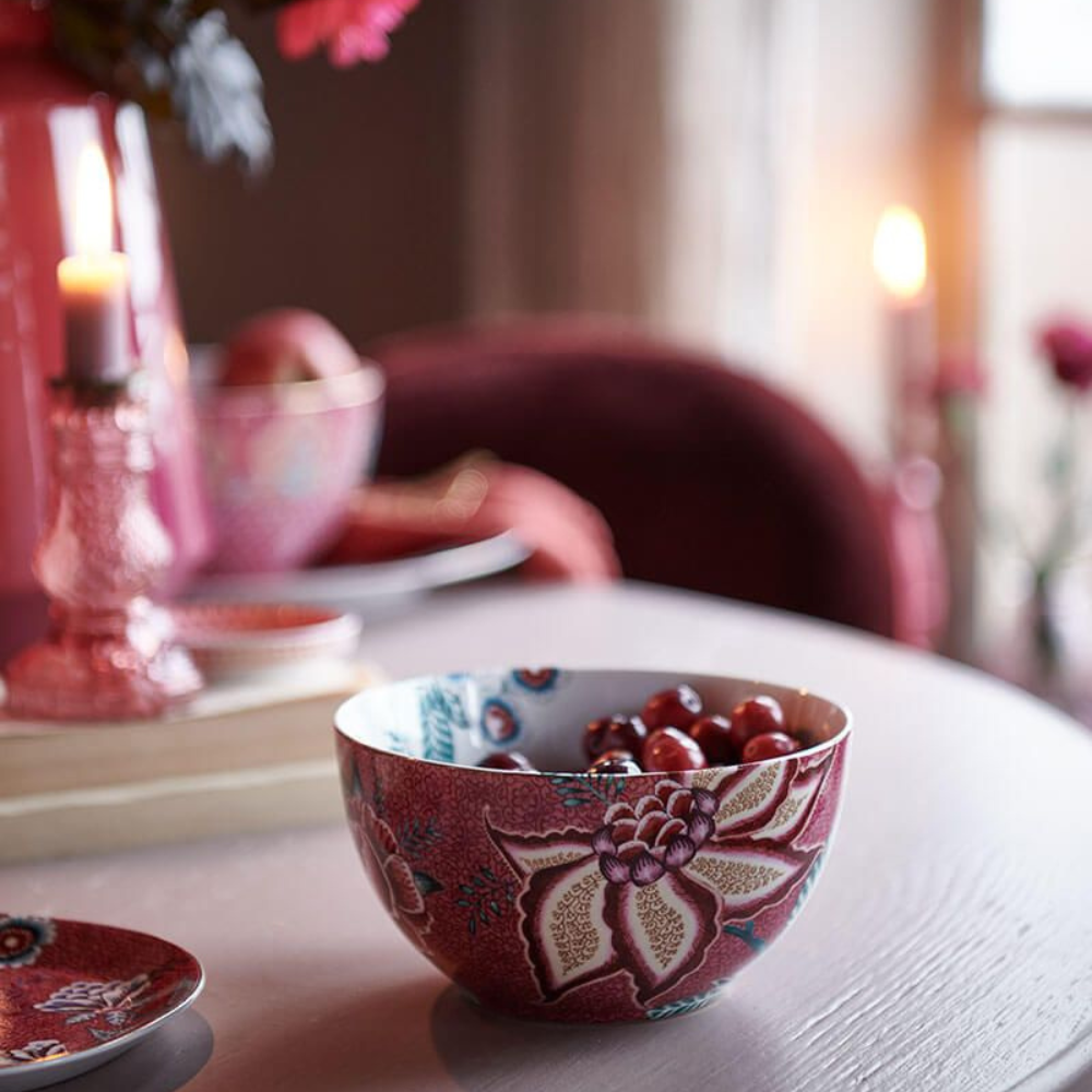 Oriental Flower Tea Set - Pink