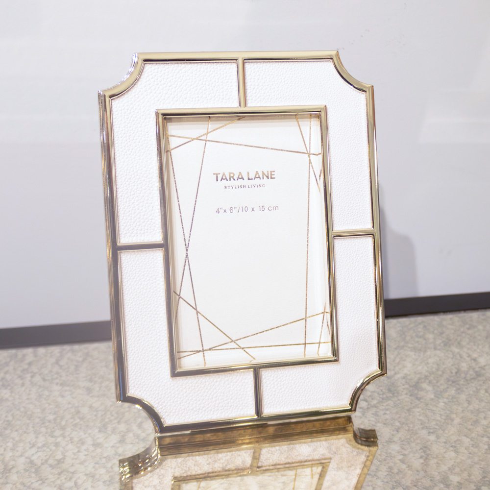 Mila Photo Frame White/Silver