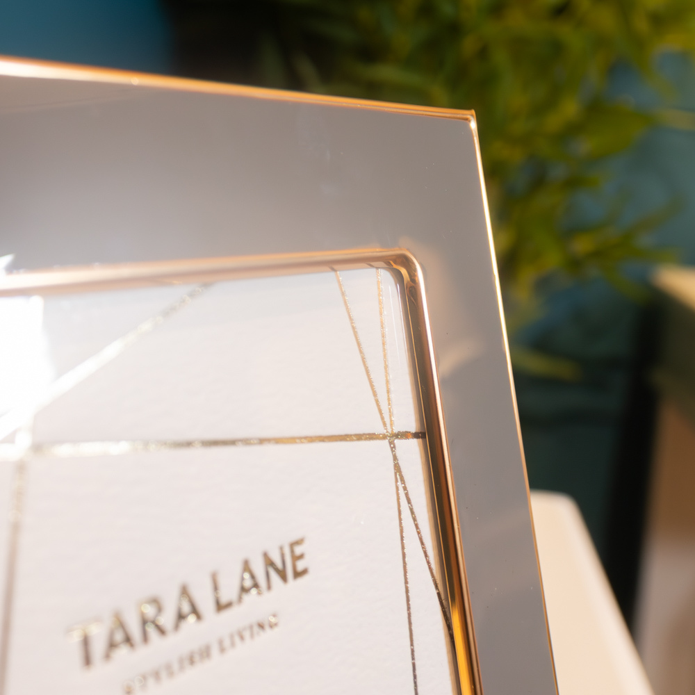 Ella Photo Frame Grey/Gold