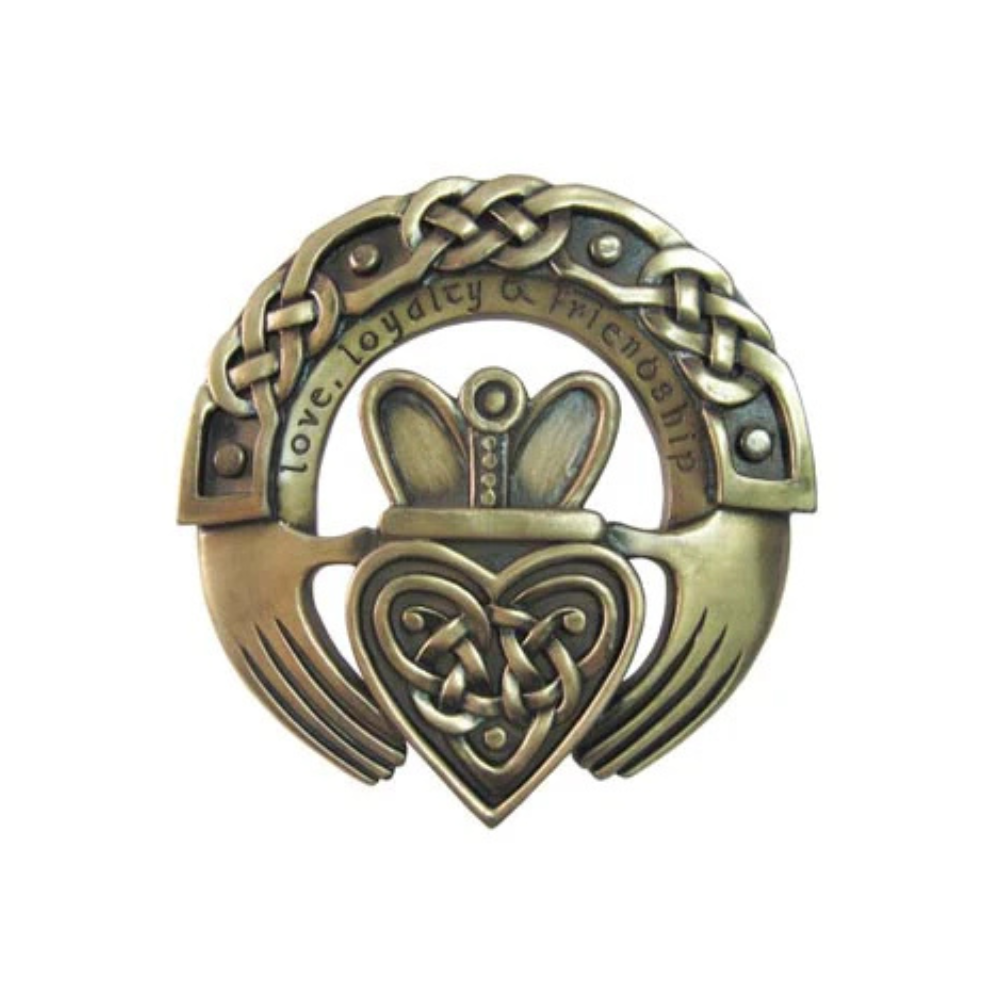 Claddagh Ring Emblem Wall Plaque