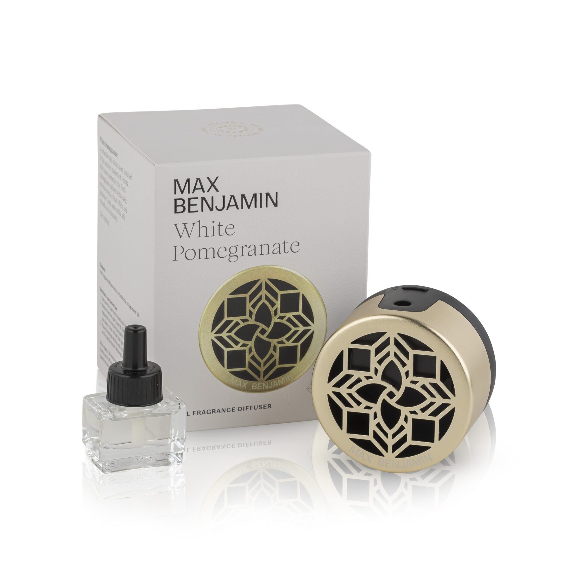 White Pomegranate Wall Diffuser Set