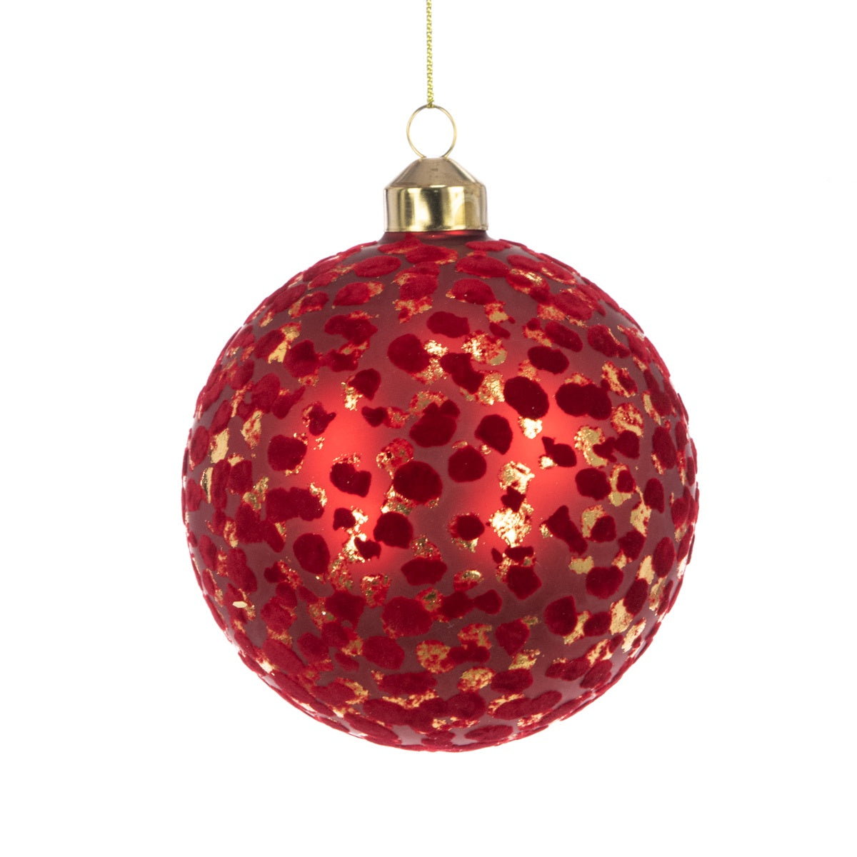 Glass Ruth Bauble 10cm